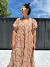 Load image into Gallery viewer, Lottie Dress in Summer Rose - XS
