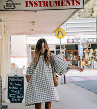 Load image into Gallery viewer, LBG Molly Smock Gingham Dress
