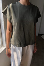 Load image into Gallery viewer, JEANNE TEE - OLIVE GREEN
