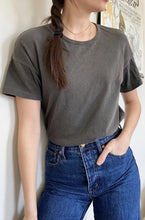Load image into Gallery viewer, HER TEE - WORN IN BLACK
