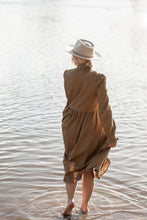 Load image into Gallery viewer, HARA Linen Dress - Tan
