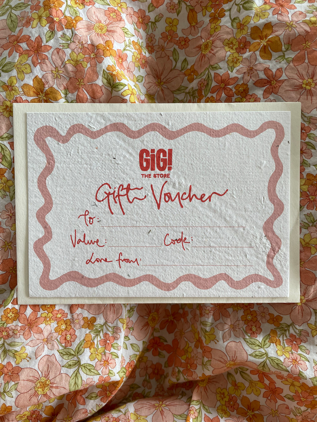 Gigi the store gift card