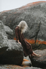 Load image into Gallery viewer, Oversized Linen Dress - Brown
